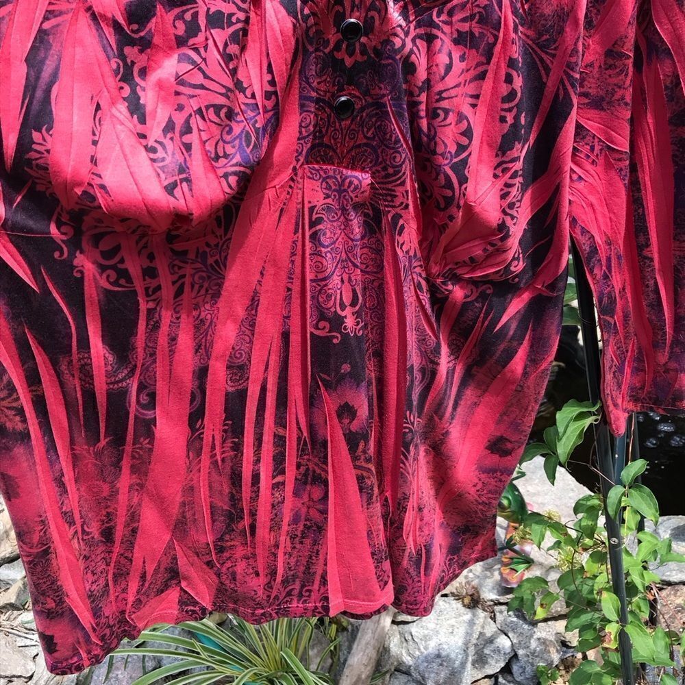 Fuchsia Pink Pullover Tunic - Picture 5 of 10